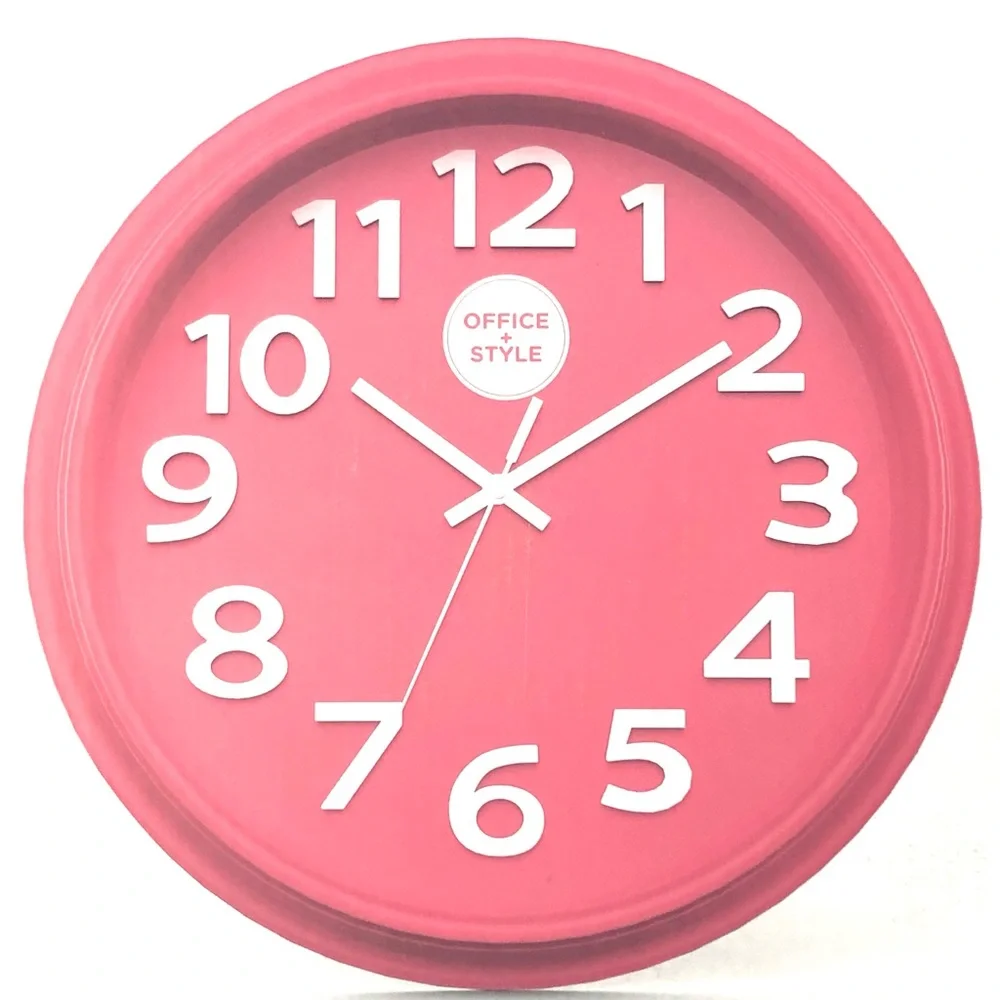 Pink Wall Clock